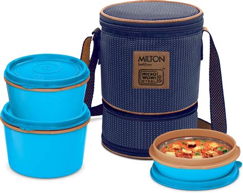 milton flexi insulated inner stainless steel lunch box set|Milton Flexi Insulated Inner Stainless Steel Lunch Box Set, 3 .